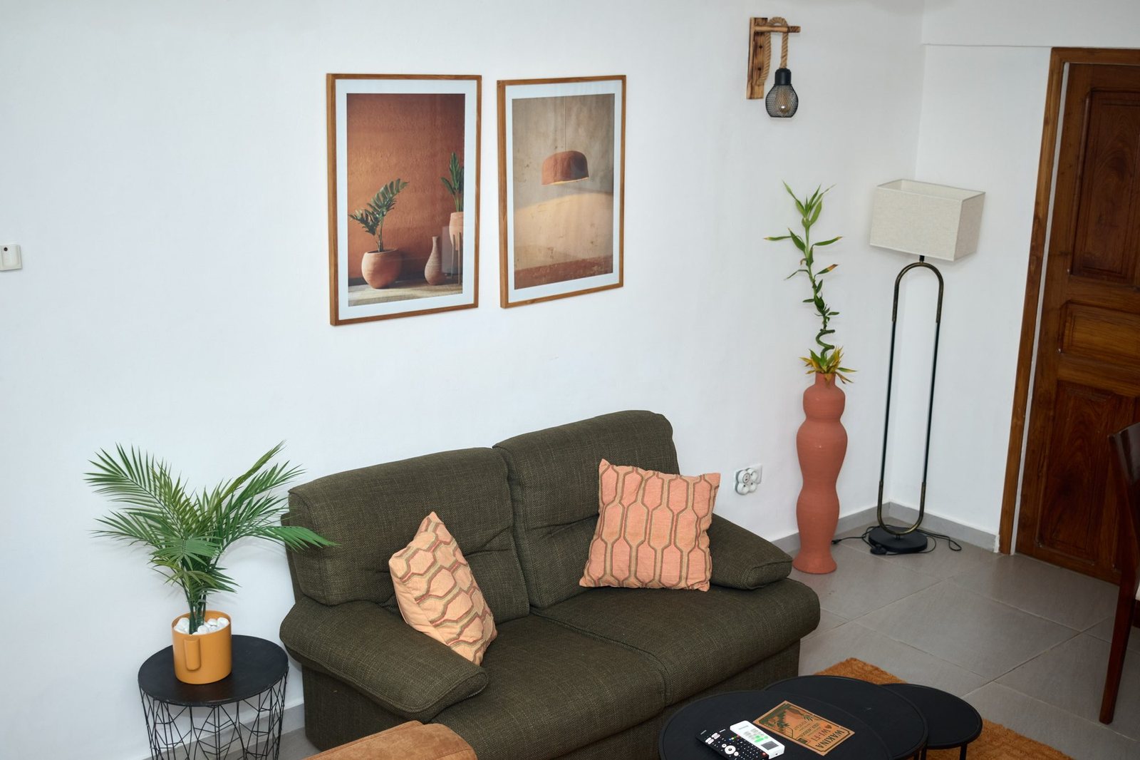 Salon d'une maison de la collection à Cotonou