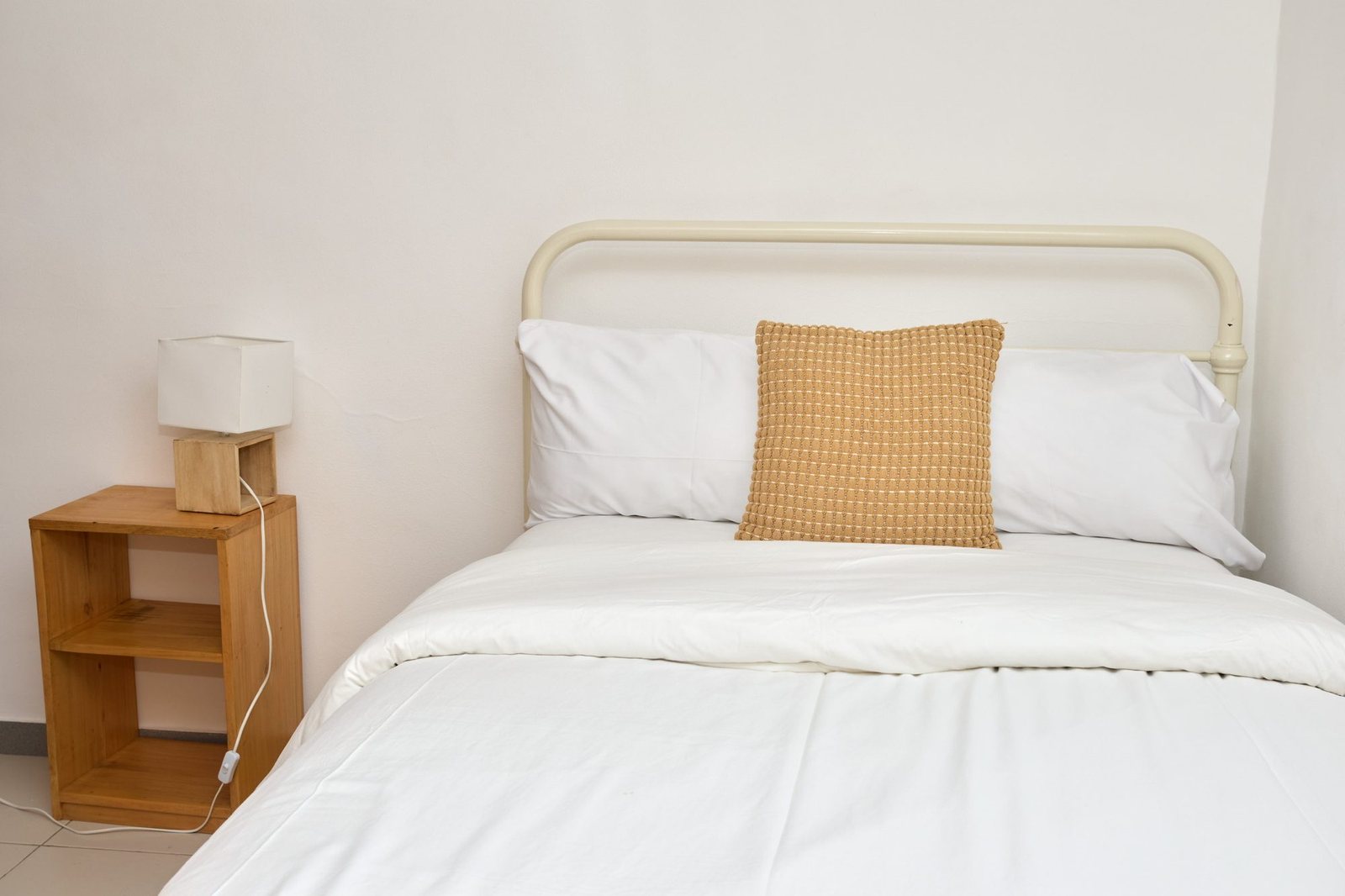 Chambre avec linge de maison